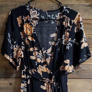 Vintage Style Wrap Dress